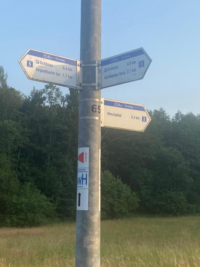 Pension-Ferienwohnung Liesbachtal Direkt Am Waldrand Bayerische Rhoen Schönau an der Brend Exterior foto